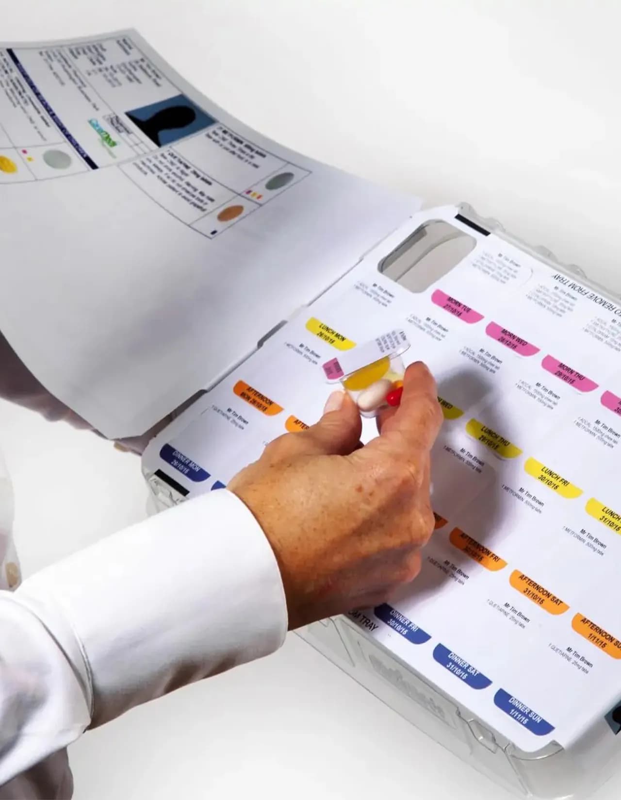 Photo: pharmacy counter or shelves